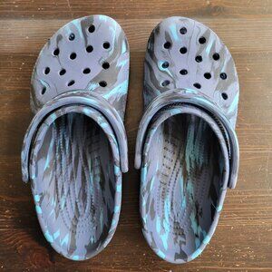 Crocs Classic Clog Marbled Blue Big Kids/Youth